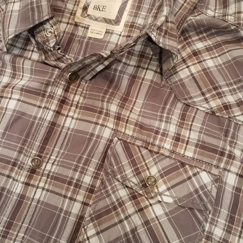 BKE Button down shirt slim fit XXL